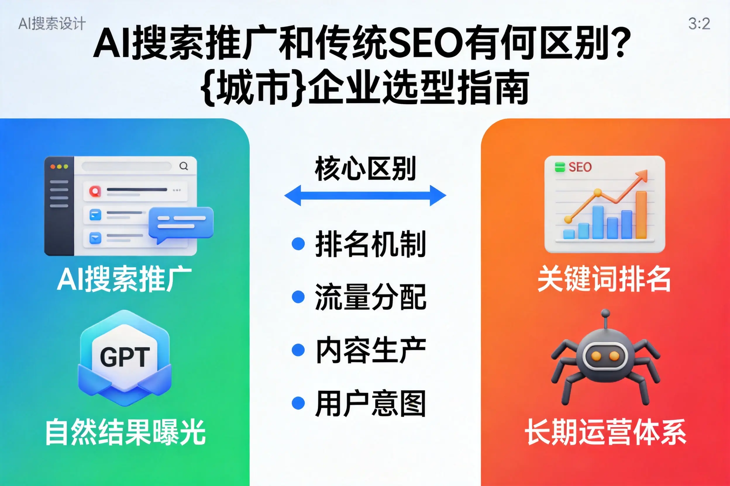 AI搜索推广和传统SEO有何区别？阳江企业选型指南