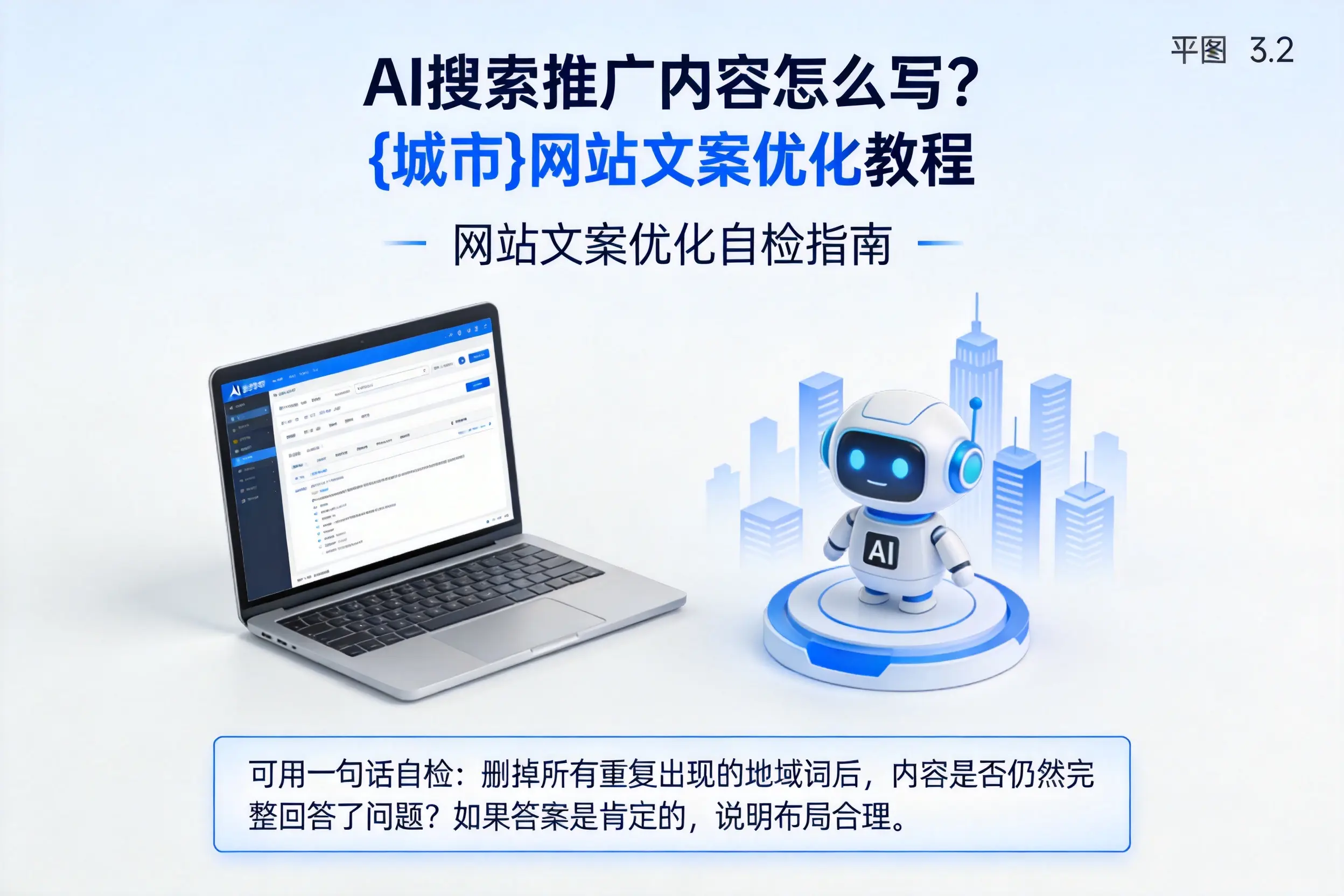 AI搜索推广内容怎么写?阳江网站文案优化教程