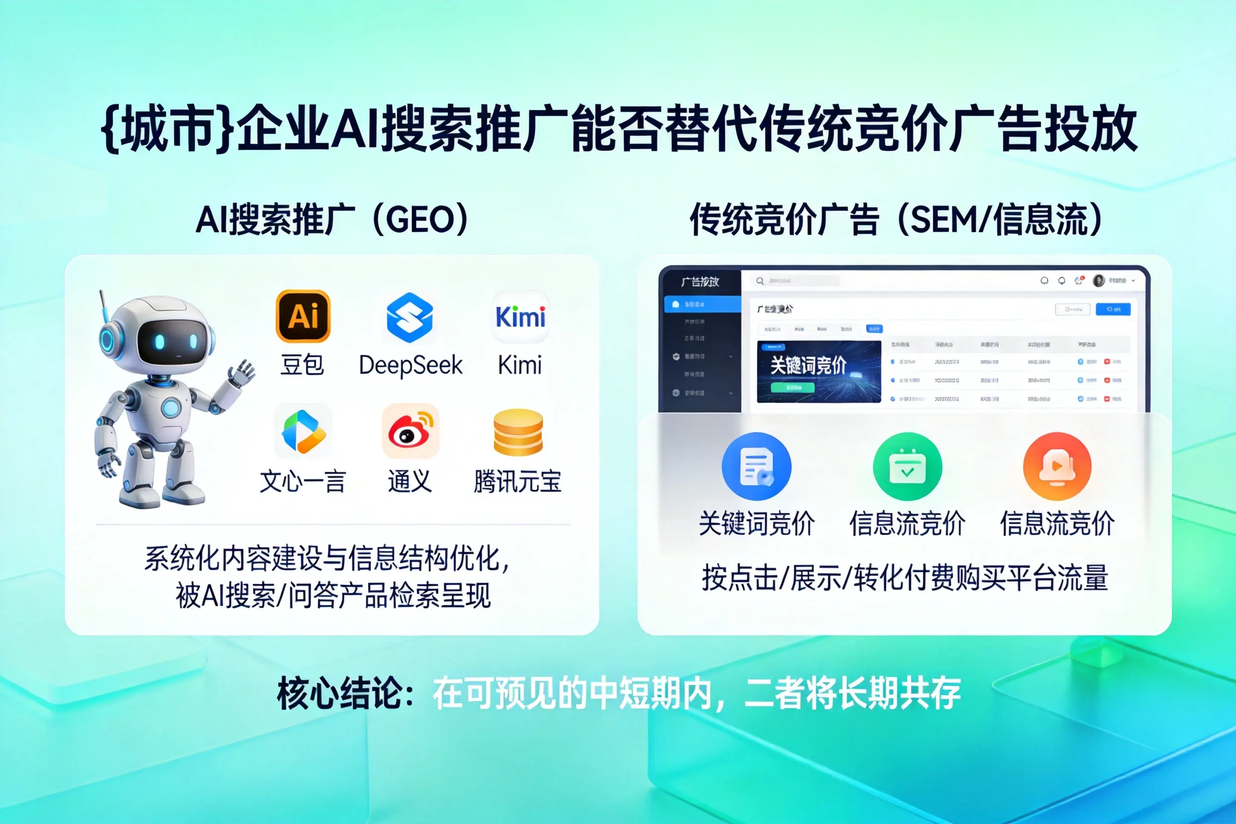 阳江企业AI搜索推广能否替代传统竞价广告投放