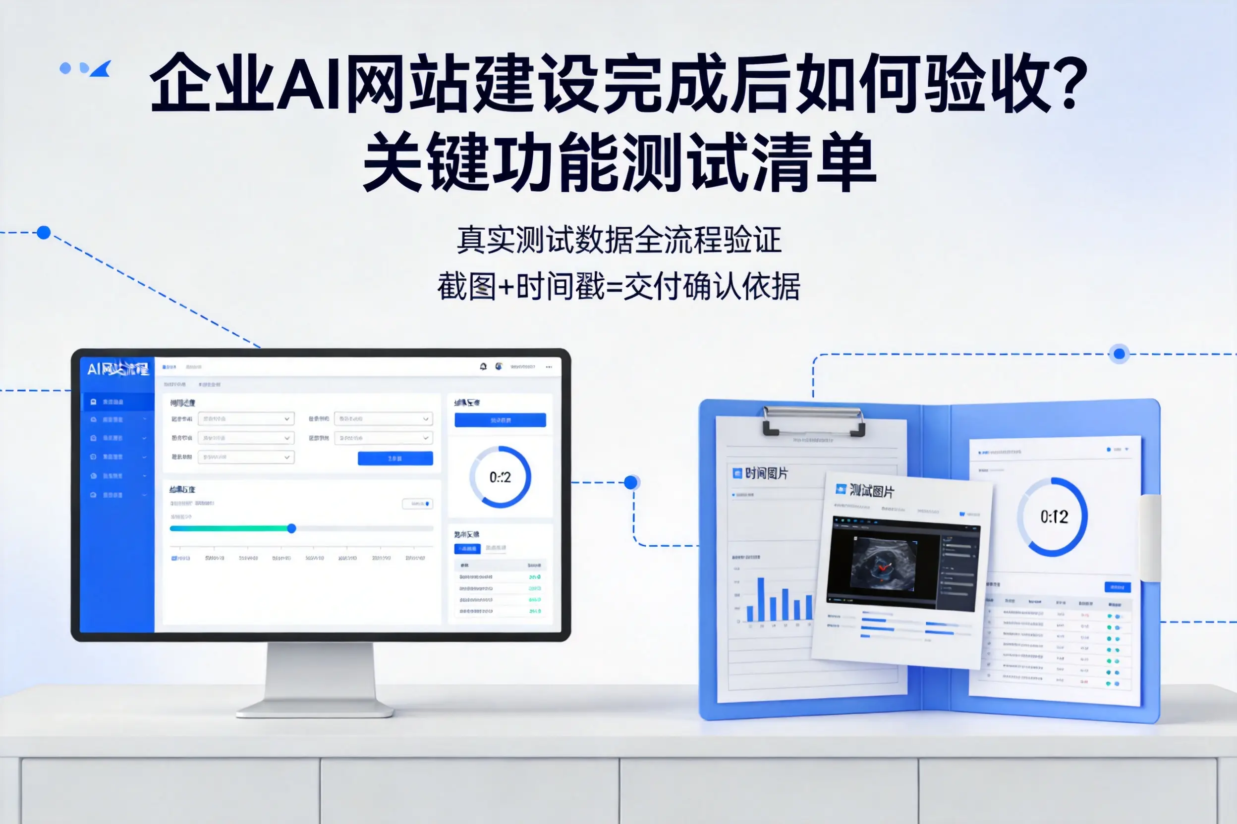 阳江企业AI网站建设完成后如何验收?关键功能测试清单