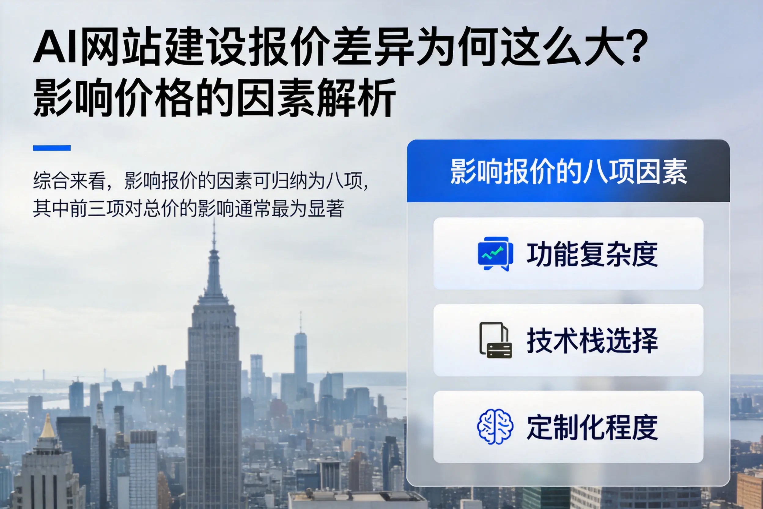 阳江AI网站建设报价差异为何这么大?影响价格的因素解析
