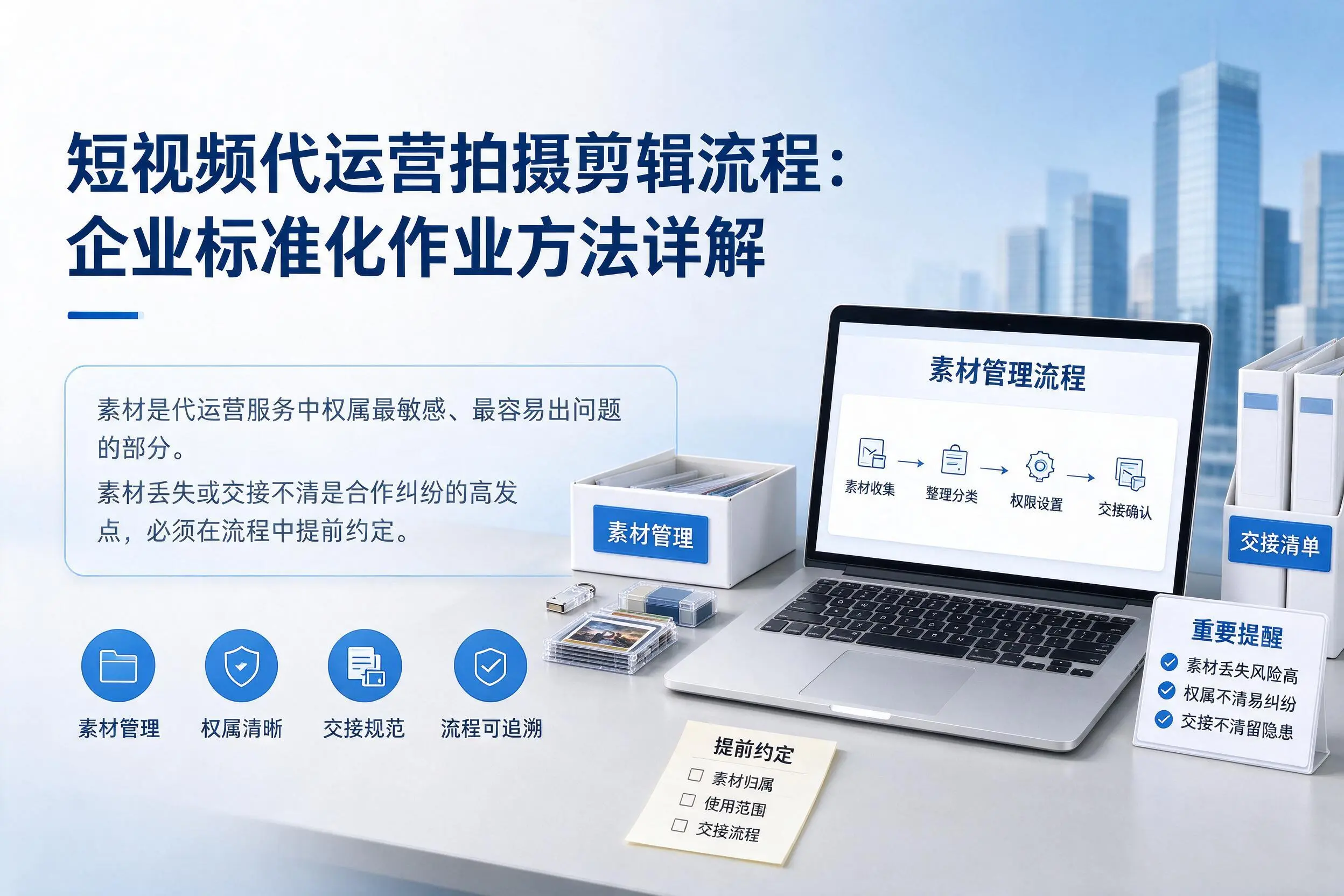 短视频代运营拍摄剪辑流程:阳江企业标准化作业方法详解