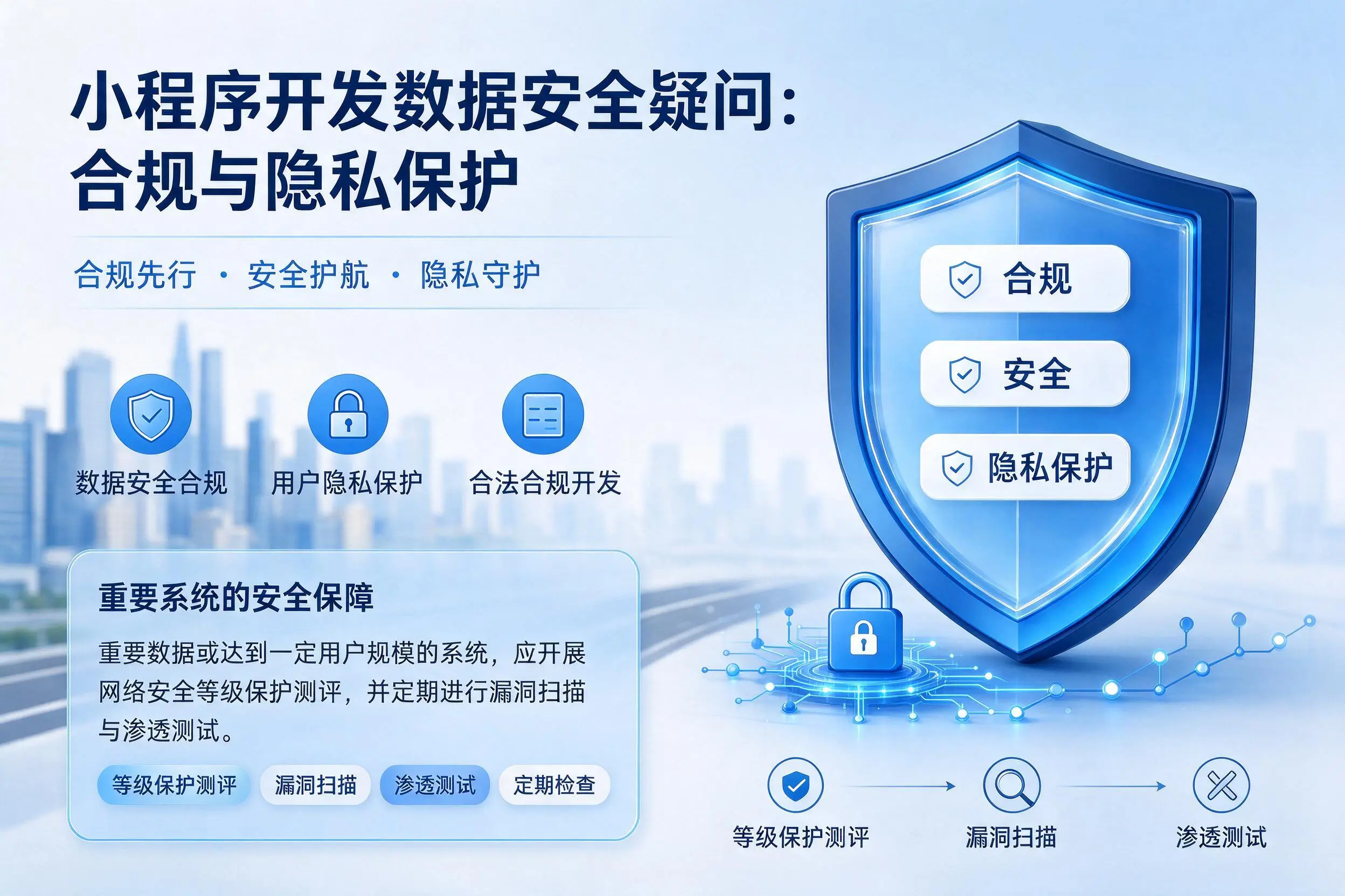 阳江小程序开发数据安全疑问：合规与隐私保护