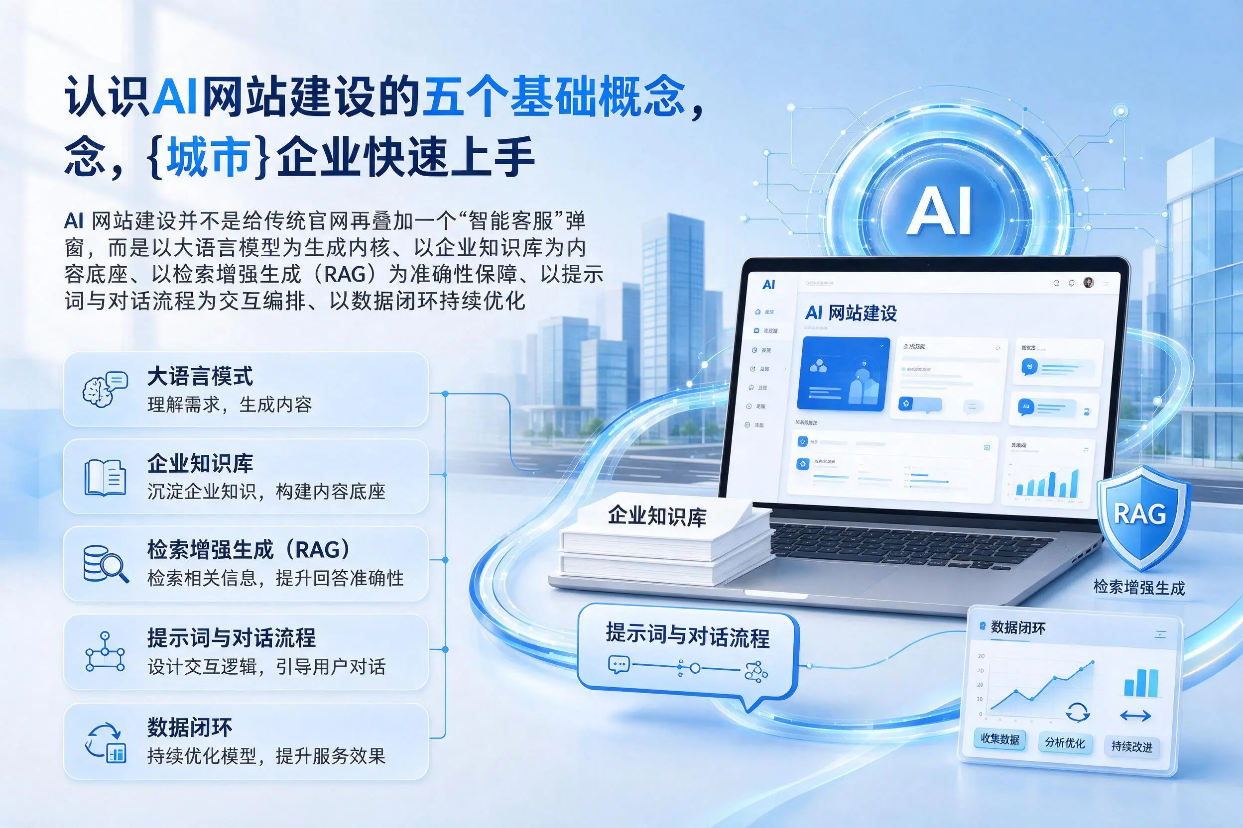 认识AI网站建设的五个基础概念,阳江企业快速上手